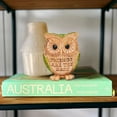 thumbnail image 5 of Owl Statue and Figurine for Home Decor Accents Adorable Owl for Shelf Bookshelf Bedroom Living Room Office Table Desk Modern Decorations Animal Owl Sculpture for Birds Lovers, 5 of 7