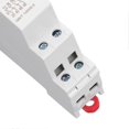 thumbnail image 3 of Din Rail Push Button AC230V 2NO 2NC Pushbutton Switch for Magnetic Starter Contactor Electrical Line Control JP9 Red, 3 of 4