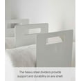 thumbnail image 5 of White Interlocking Towel Organizer Set of 2 for Small Space Living, 5 of 6