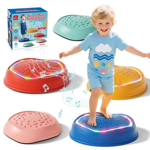 Musical LED Stepping Stones with Lights and Sounds