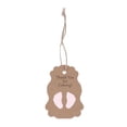 thumbnail image 2 of OUNONA  50 Pcs Baby Shower Thank You Tags Decorations Guests Newborn Boy Pink, 2 of 8