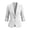 White women blazer jacket a1, variant on SSZMDLB Women Collared 3/4 Sleeve Ruched Blazer Slim Fit Office Work Jacket for Women Business Casual Tops Elegant Solid Spring Fall, Red S