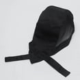 thumbnail image 2 of Chef Hat Waiter Grill Unisex BBQ Bakery Uniform Hat Service Caps Hat Black, 2 of 8