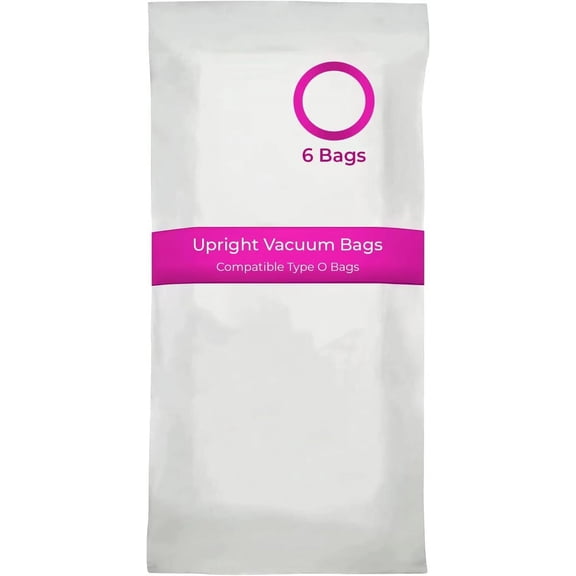 6 Pack Type O Cloth Vacuum Bags HEPA Fit for Kenmore Upright Vacuums Style 53294