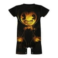 thumbnail image 5 of Bendy And The Ink Machine Baby Boy Girl Short Sleeve Romper Clothing Set Print Cartoon Baby Summer One Piece Jumpsuit, 5 of 8