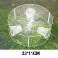 thumbnail image 3 of Mosiee Crab Trap Bait Lobster Crawfish Shrimp Portable Folded Cast Net Fishing Trap Net, 3 of 9