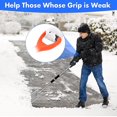 thumbnail image 4 of Grip Shovel Handle, Rugged Lightweight D Shaped Shovel Handle Ergonomic  for Digging Raking Tools White,Orange, 4 of 7
