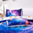 thumbnail image 4 of Btargot 3 Piece Galaxy Space Boy Twin Comforter Set Reversible Planet Abstract Style Kid Bedding Set, 4 of 10