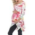 thumbnail image 2 of White Mark Women's Maternity Floral Printed Tunic Top, 2 of 5