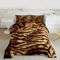 thumbnail image 2 of Homewish Tiger Print Bedding Comforter Set,Jungle Animal Twin Comforter Sets,Rustic Farmhouse Cabin Bedding Set For Boys Kids,Luxury Bedroom Decor,2 Pieces, 2 of 8