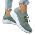 thumbnail image 5 of YOUYEDIAN Sneakers for Women Versatile Lace-up Comfy Breathable Fashion Soft Platform Sneakers Casual Sport Outdoor Walking Shoes, 5 of 5