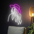 thumbnail image 3 of Handmadetneonsign Cowgirl Led Sign, Cowgirl Neon Sign, Cowboy Girl Neon Light, Cowboy Hat Lady Led Light, Western Woman Room Wall Decor, Girl Line Neon Lights, Wall Décor, 3 of 5