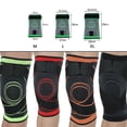 thumbnail image 3 of Outdoor Sports Knitted Knee Pads Basketball Running Straps Nylon Sports Knee Compression Pads Q2T0, 3 of 9