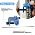 thumbnail image 6 of LLDI 1pc High Quality Motorcycle Chain Sprocket Alignment Tool ATV Fit For Bicle Motorbike Repair Tools Easy-to-use Replacement, 6 of 9