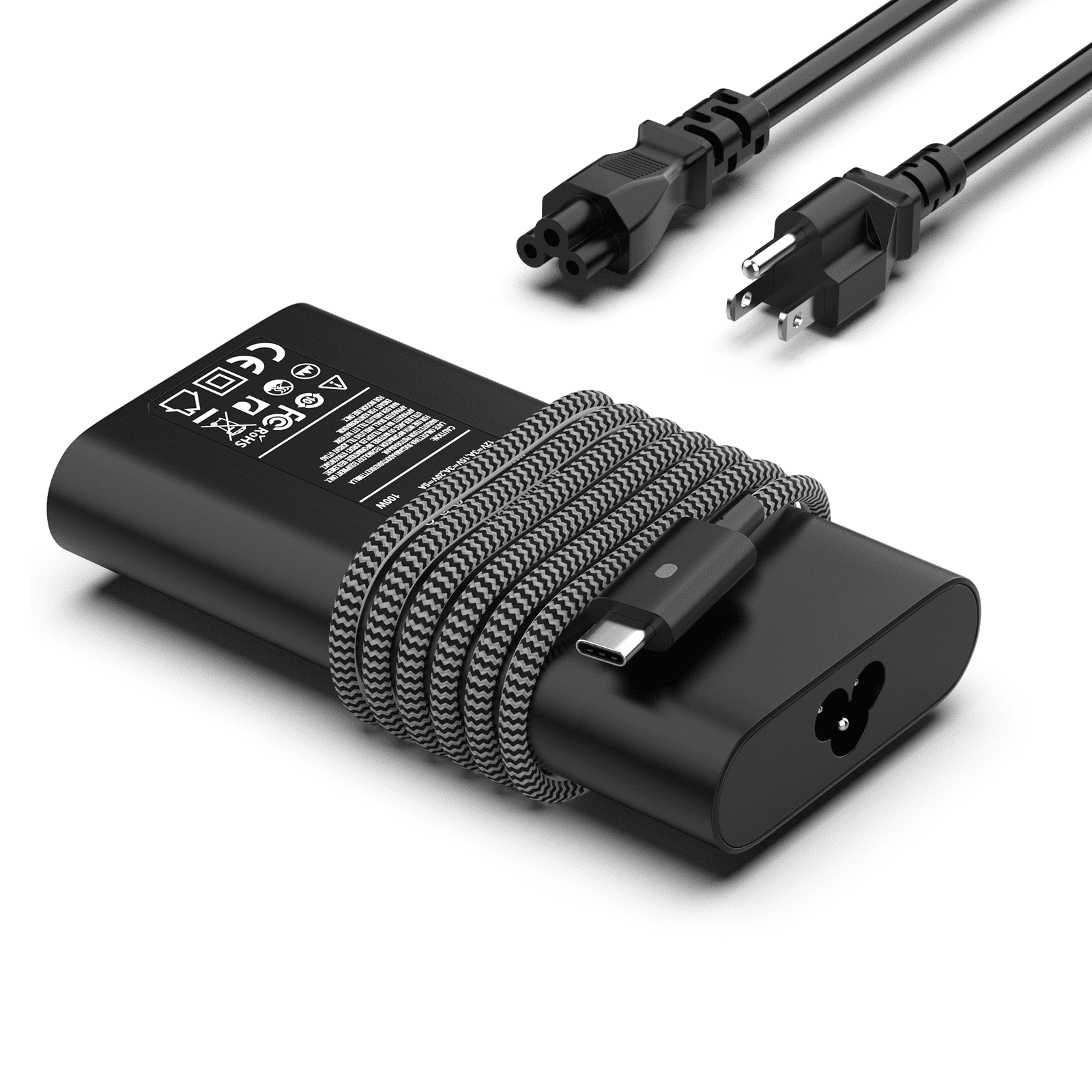 Cargador Original De 45 W USB C Tipo C Para Laptop Dell XPS 12 13 9350 9360 9365 9370 9380 7390 9310 2 En 1 Latitude 5175 7370 5285 7275 5290-2 En 1 AA4 5NM15 0 Cable De Fuente De Alimentación Del