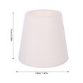 thumbnail image 2 of Mobutofu Square Fabric Lamp Shade Light Diffusion for Floor Light Beige 1Pcs Home Decor, 2 of 8