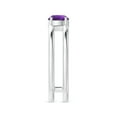 thumbnail image 3 of ANGARA Natural 0.45 Ct. Amethyst Solitaire Stackable Ring in 14K White Gold for Women (Ring Size: 3.5), 3 of 9