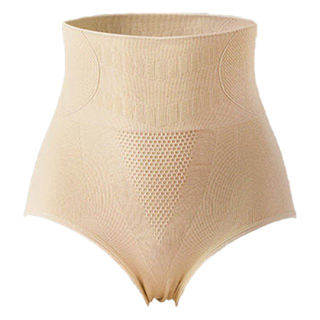 HEVIRGO Plus Size Shaping Underpants High Waist Moisture Absorption Postnatal Tummy Control Briefs Women Supply