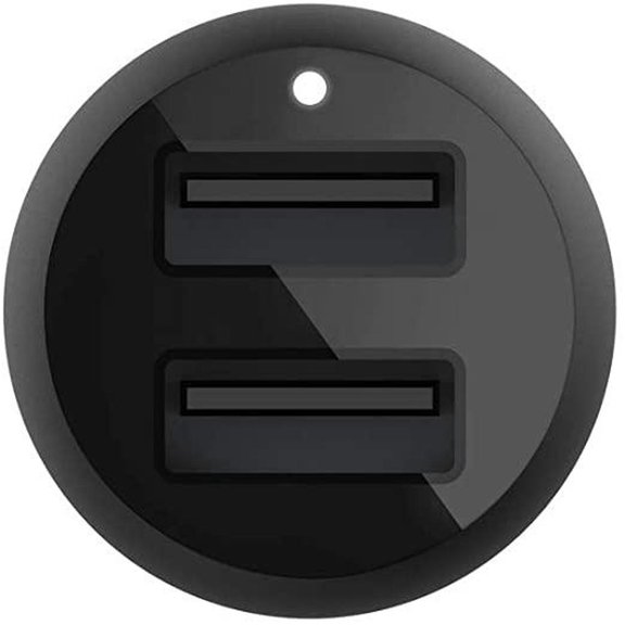 Cargador de coche Dual USB-A BOOST↑CHARGE™ negro