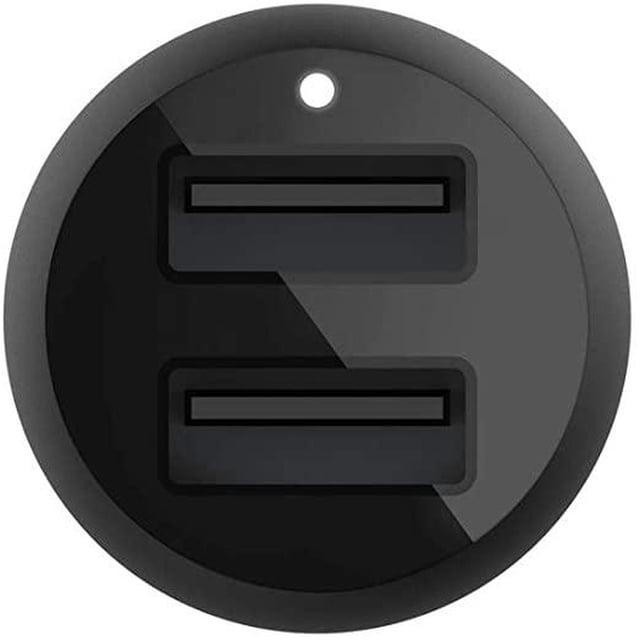 Cargador de coche Dual USB-A BOOST↑CHARGE™ negro