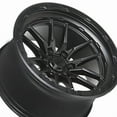 thumbnail image 3 of Lock Offroad Krawler 18x9 6x139.7 -12et 106.2 Matte Black w/ Matte Black Ring, 3 of 3