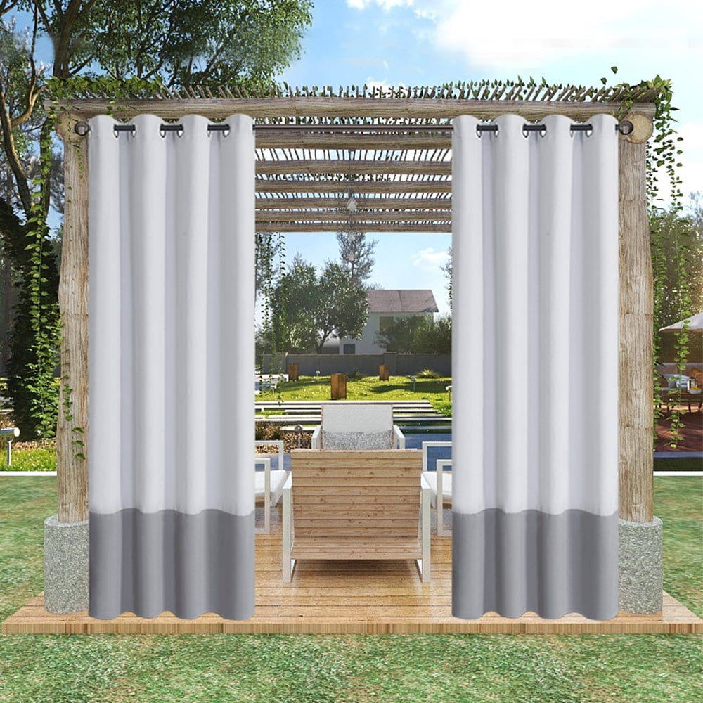 CJC Outdoor Blackout Curtains Waterproof/Weatherproof Grommet