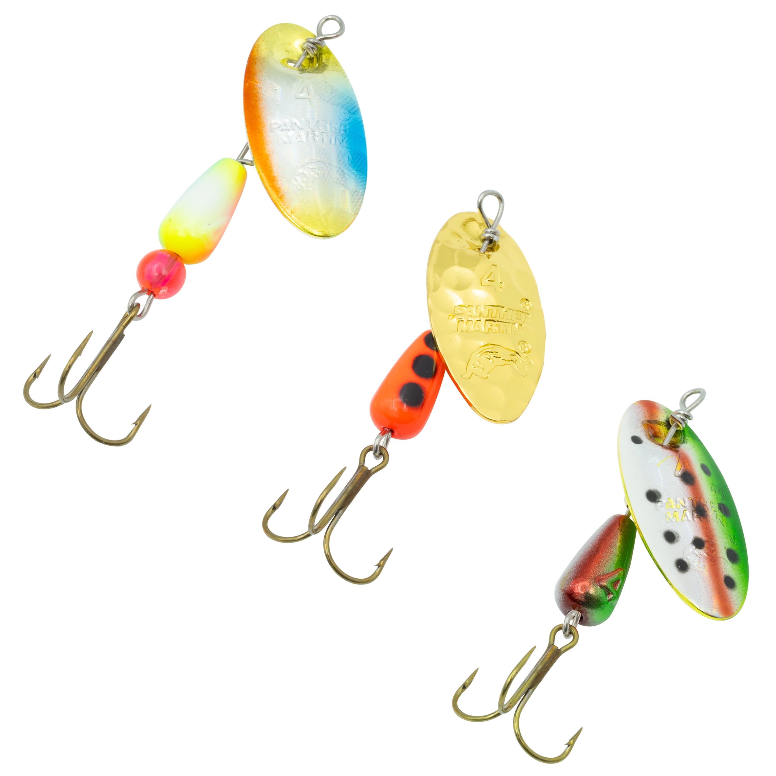 (2 pack) Panther Martin OD3 Opening Day Spinners Fishing Lure Kit - 1/8 oz - Assorted - Pack of 3
