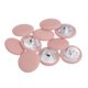 thumbnail image 1 of Botones de costura Unique Bargains 10uds 36L 23mm Redondo Metal Rosa, 1 of 5