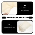 thumbnail image 6 of 12 Pcs Drawstring Filter Bag Pouches Medicine Soup Bags The Line Decoction Coffee Sock, 6 of 6