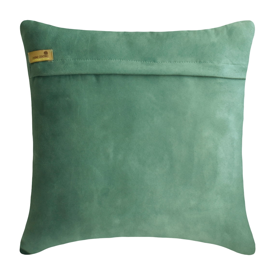 Decorative Pillow Case Covers With Zipper, Teal 20"x20" (50x50 cm) Pillow Covers, Suede Damask Beaded & Embroidered Throw Pillows For Sofa, Abstract Pattern Modern - Aureate Teal