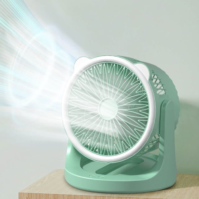 Kbndieu A Bottle Desktop Small Fan Dormitory Fan Wall-Mounted Mini Small Ceiling Fan Fan Lights Beauty Desk Lamp Fan Home Essentials