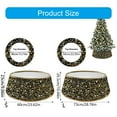 thumbnail image 3 of WINDLAND Christmas Tree Base Collar with Sequins Portable Tree Stand Cover for Festival, 3 of 19