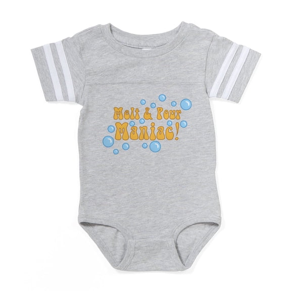 CafePress - Melt Pour Maniac_Tr - Cute Infant Baby Football Bodysuit
