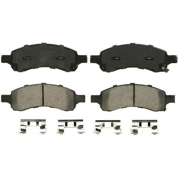Front Brake Pad Set - Compatible with 2006 Chevy Trailblazer EXT