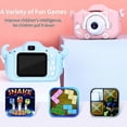 thumbnail image 5 of 's Digital Cameras For Girl 2.0 Inch 1080p Photo Video Camera Built In Games Kids Camera, 5 of 5