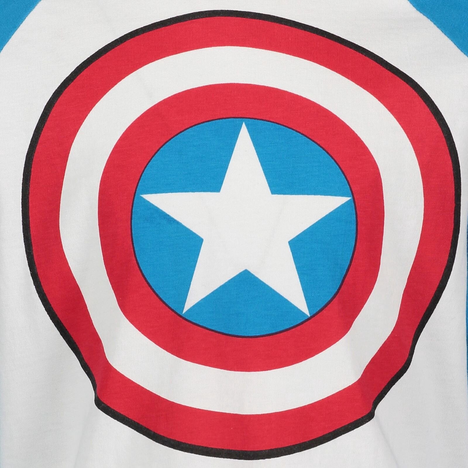 Marvel Avengers Captain America Big Boys 2 Pack Long Sleeve T-Shirts Toddler to Big Kid