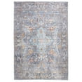 thumbnail image 2 of HomeRoots 9' X 12' Blue Gray And Orange Floral Area Rug, 2 of 5