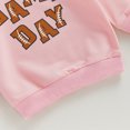 thumbnail image 7 of Okbabeha Toddler Baby Football Outfit Boy Girl Game Day Sweatshirt Long Sleeve Shirt Pullover Kids Top Fall Winter Clothes, 7 of 7