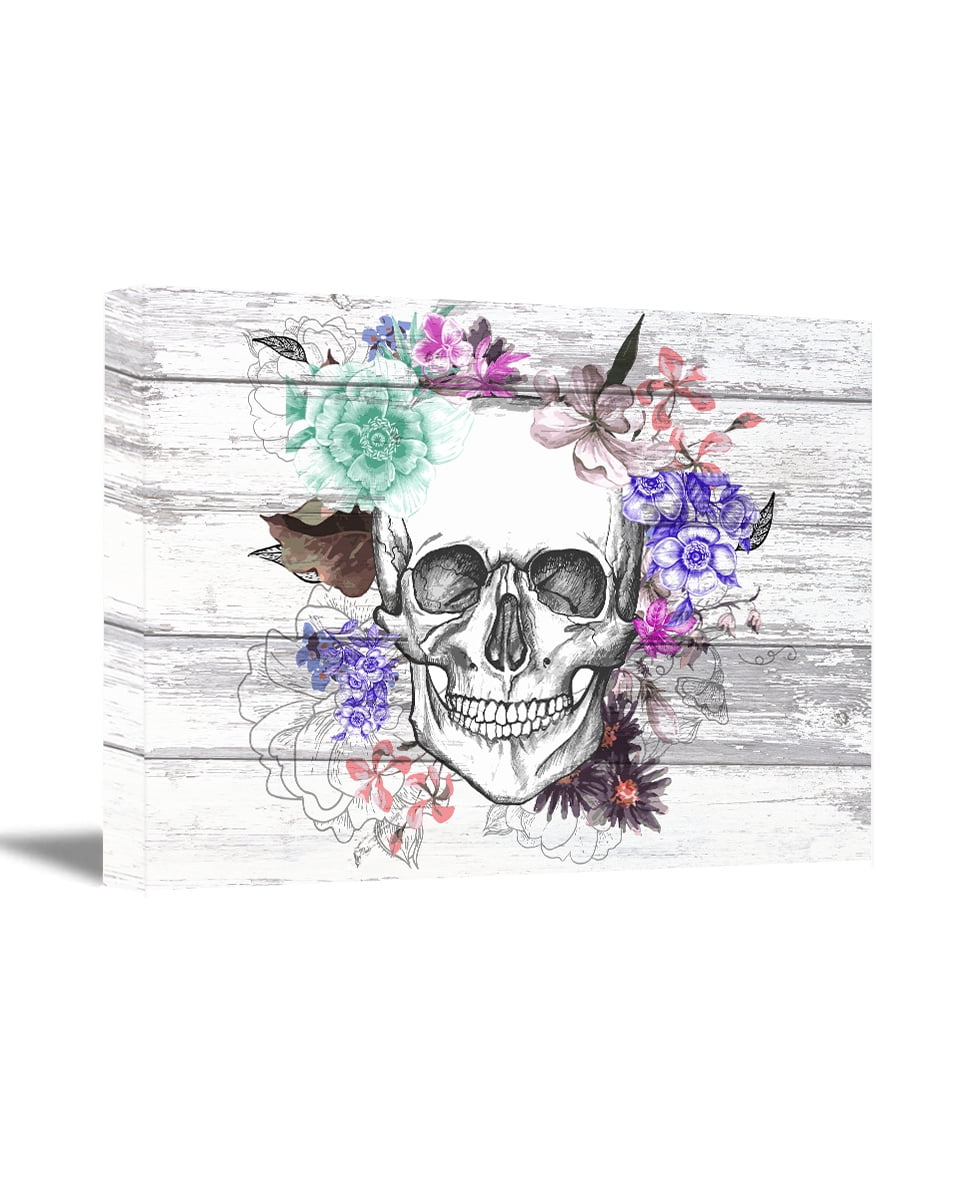 Awkward Styles Skull Wall Decor Posters Day Of The Dead Art Canvas Gifts Mexican Dia De Los Muertos Celebration Home