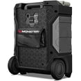 thumbnail image 5 of Monster Rockin' Roller 270 Altavoz inalámbrico portátil para interiores y exteriores, 200 vatios, hasta 100 horas de reproducción, resistente al agua IPX4, cargador Qi, conexión a otro altavoz TWS (pi, 5 of 5