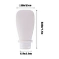 thumbnail image 3 of Cosmetics Sample Bottle Under $5! Yannianjz Travel Bottles Set 90ml Silicone Squeeze Bottles, Leak Proof Toiletry Containers for Shampoo Lotion, TSA Approved Travel Kit for Air Travel and Vacations, 3 of 9