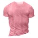 thumbnail image 4 of Men's T-shirt Graphic Text 3D Printing Street Casual Short Sleeve Button Down Printed Clothing Basic L, 4 of 5