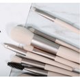 thumbnail image 2 of Juego de maquillaje profesional, brochas de maquillaje sintéticas de primera calidad para base, rubor y corrector de ojos (un juego de 8 cenizas de alta calidad) ER, 2 of 5