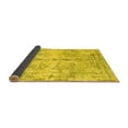 thumbnail image 2 of Ahgly Company Indoor Rectangle Abstract Yellow Contemporary Area Rugs, 3' x 5', 2 of 4