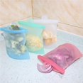 thumbnail image 4 of mmirethe 4 Pcs Sac Alimentaire en Silicone Réutilisable Sac de Conservation des Aliments Sac Scellé, 4 of 6