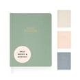 thumbnail image 1 of Sugar Paper Undated Daily Planner, Fabric Cover, 7 x 9 Inches, Hardcover Weekly Planner (Sage), 1 of 9