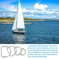 thumbnail image 5 of Metal Ring Marine Grade 316 Stainless Steel Seamless D-Ring 5x40x37mm, 5 of 6