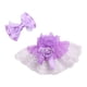 thumbnail image 1 of Conjunto de falda para muñeca perfecl 2 piezas con tocado de lazo para muñeca 6 pulgadas Violeta, 1 of 8