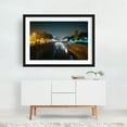 thumbnail image 2 of Wienfluss at Stadtpark - Vienna Austria Photography Nightlife Bridge Autumn City Architecture Black Framed Wall Art Print 5 x 7 inches, 2 of 4