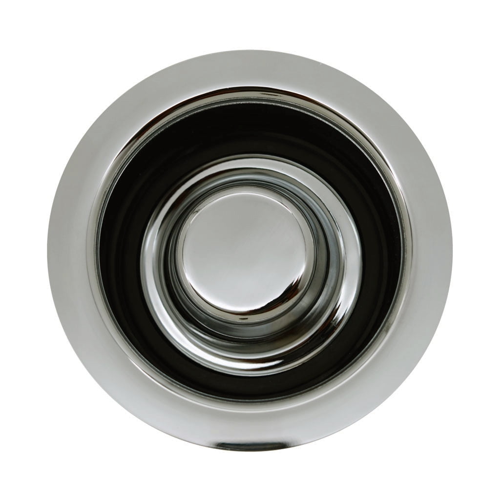 Westbrass Kitchen Sink Waste Disposal Drain Flange and Stopper, Polished Nickel
